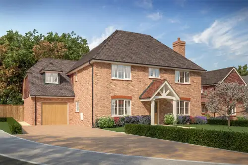 Click Here To Enlarge This Photo Of Bricklaying For The Rectory Meadows Development