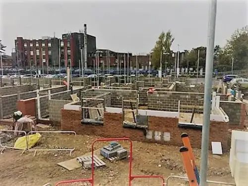 Click Here To Enlarge This Photo Of Masonry Works For Housing Association Scheme