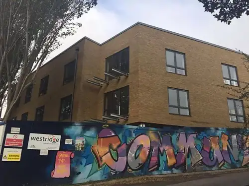 Click Here To Enlarge This Photo Of Brickwork on Two New Apartment Blocks