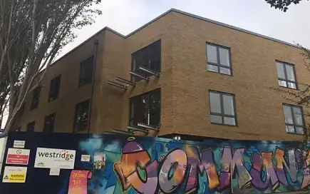 Photo of Brickwork on Two New Apartment Blocks