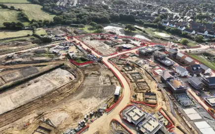 Photo of Bricklaying For The Gateway Development&comma; Bexhill-on-Sea